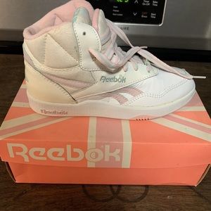 Vintage 1980s Girls Reebok Dance RAZZ Shoes White Pink Sz 4 - New W/ Box, READ